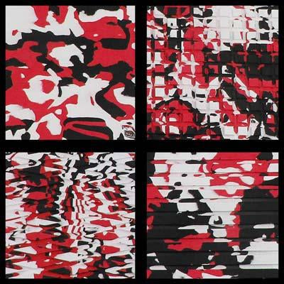 CLEARANCE - HYDRO TURF Red Camo Diamond Cut No Adhesive - 5 Sheets-Decking-1-Tiny Boat Nation