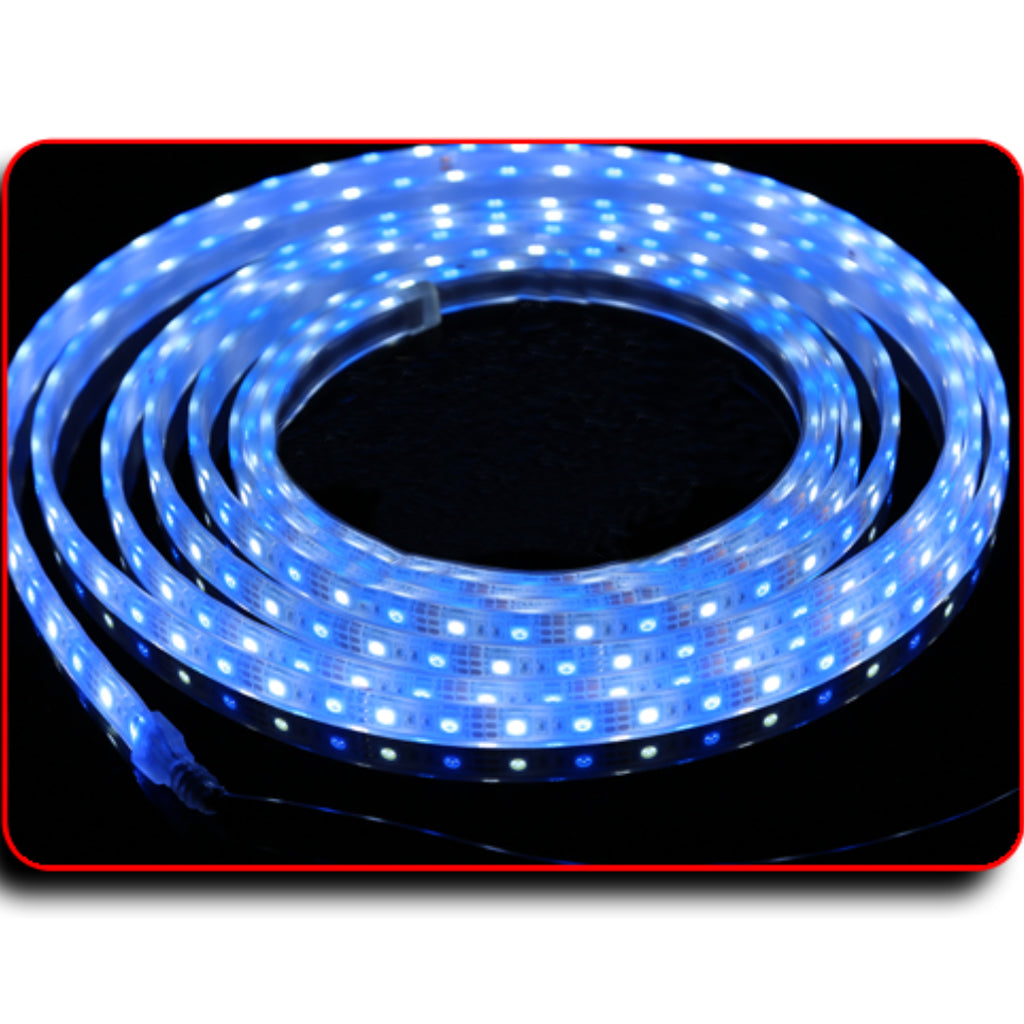 Waterproof Flexible Light Strip - IP68 - 12V Dual Color Blue + Cool White