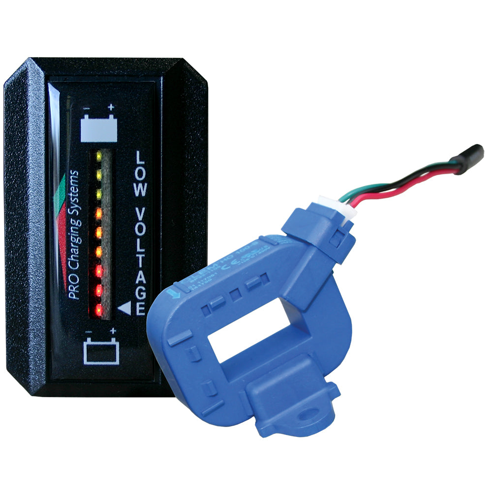 Dual Pro Lithium Battery Gauge - Single - Rectangle Vertical Display-Electrical-1-Tiny Boat Nation