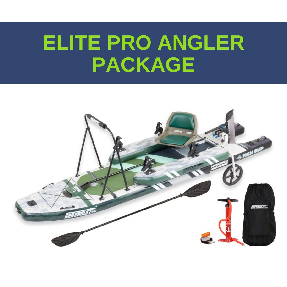 Sea Eagle FS1210 Inflatable Fishing Stand-Up Paddleboard - ELITE ANGLER