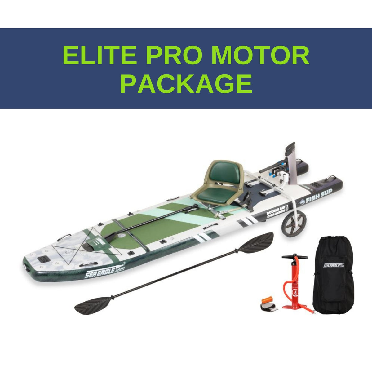Sea Eagle FS1210 Inflatable Fishing Stand-Up Paddleboard - ELITE PRO