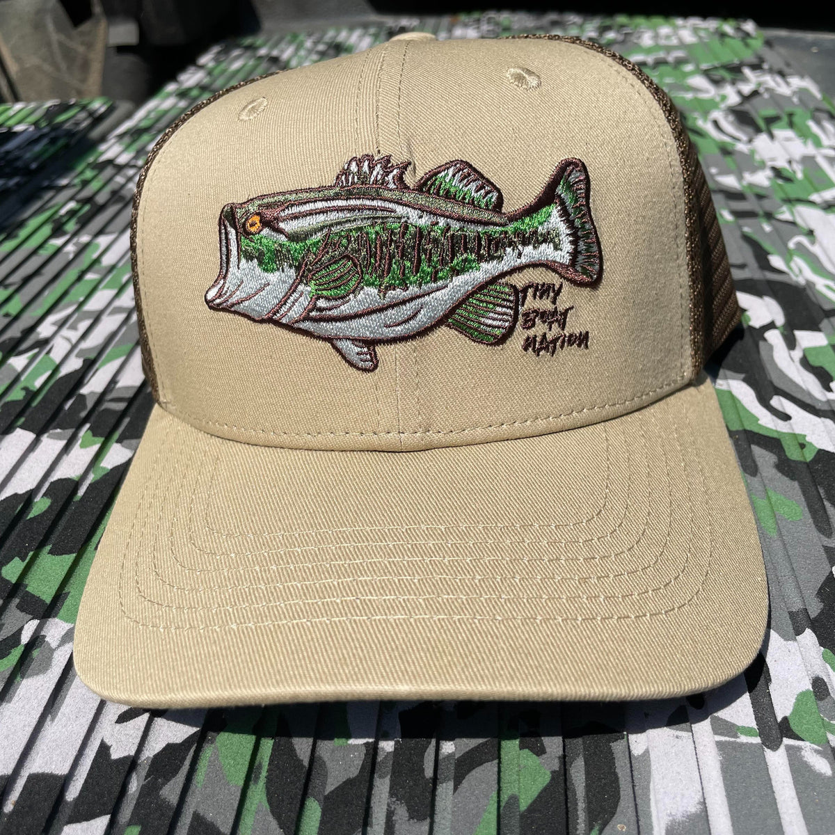Hat - TBN Bass Art - Limited Edition-Apparel-1-Tiny Boat Nation