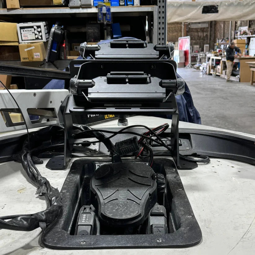 Heavy Duty Adjustable Graph Mounts-Boat Outfitting-5-Tiny Boat Nation