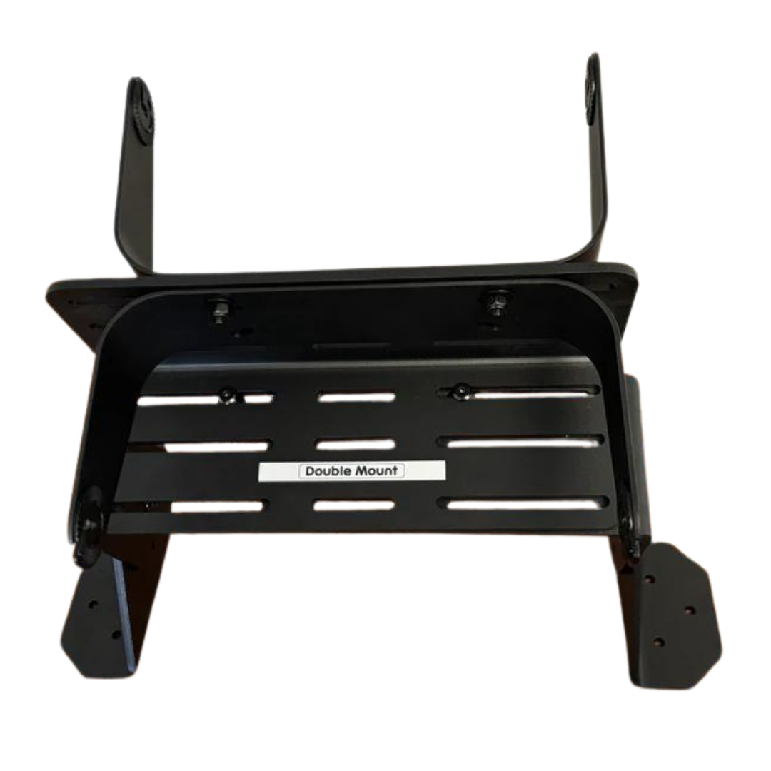 Heavy Duty Adjustable Graph Mounts-Boat Outfitting-Double Graph Bow Mount-12-Tiny Boat Nation