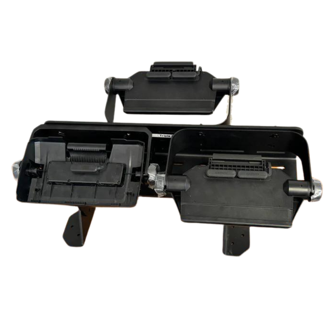 Heavy Duty Adjustable Graph Mounts-Boat Outfitting-Triple Graph Bow Mount-10-Tiny Boat Nation