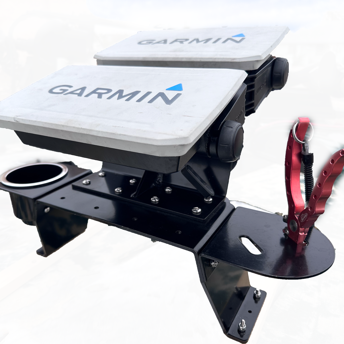 Heavy Duty Double Graph Mount-Watercraft Parts &amp; Accessories-7-Tiny Boat Nation