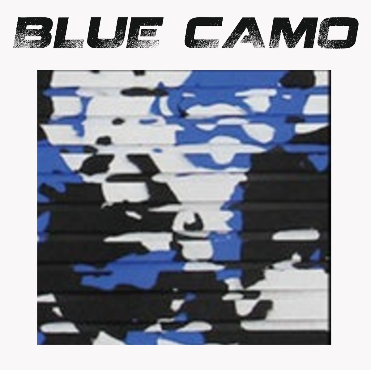 Hydro Turf - Cut Groove - EVA Foam Traction Mat-Decking-With Adhesive-Blue Camo 40&quot;x62&quot;-18-Tiny Boat Nation