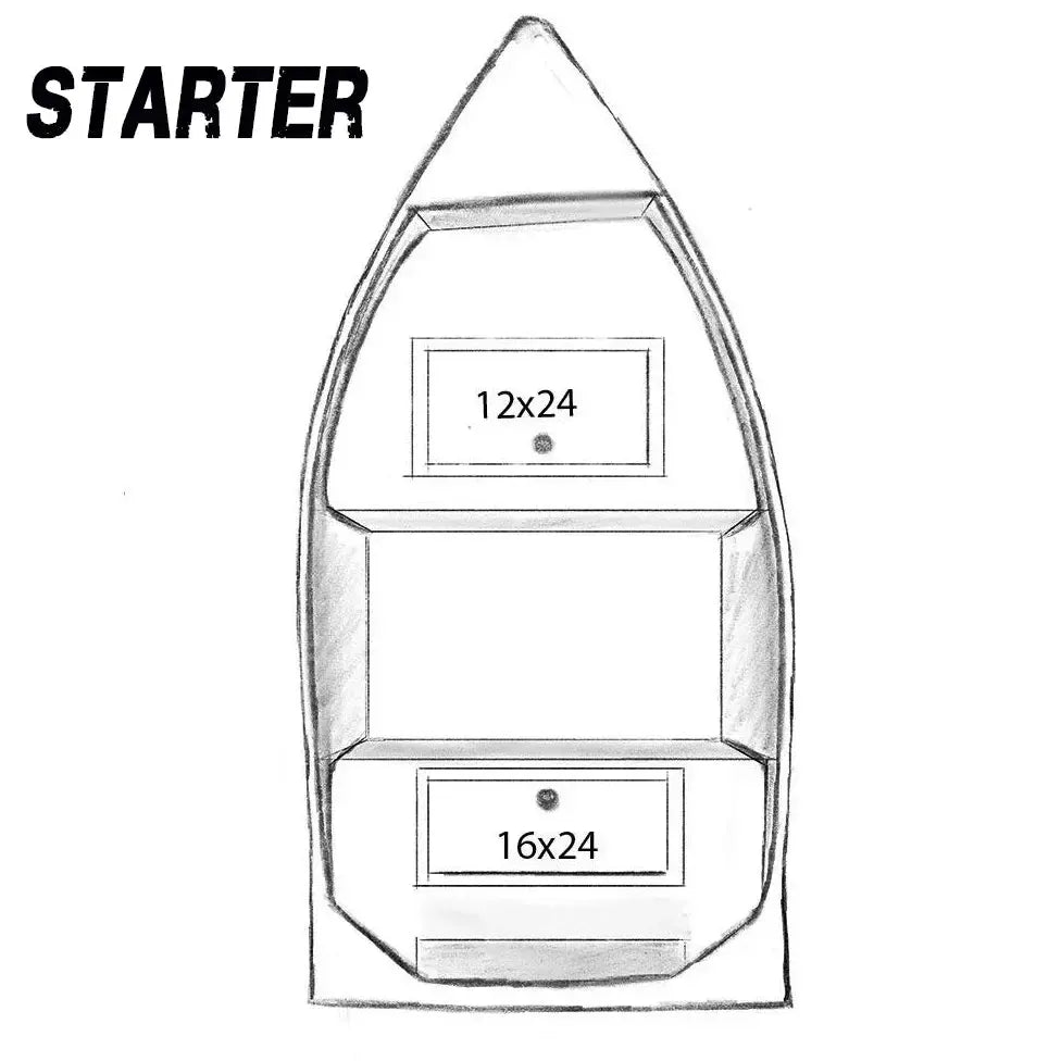 14-16ft V hull jon Boat build kit