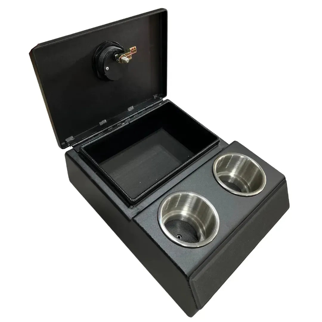 Center Storage Console with Dry Hatch