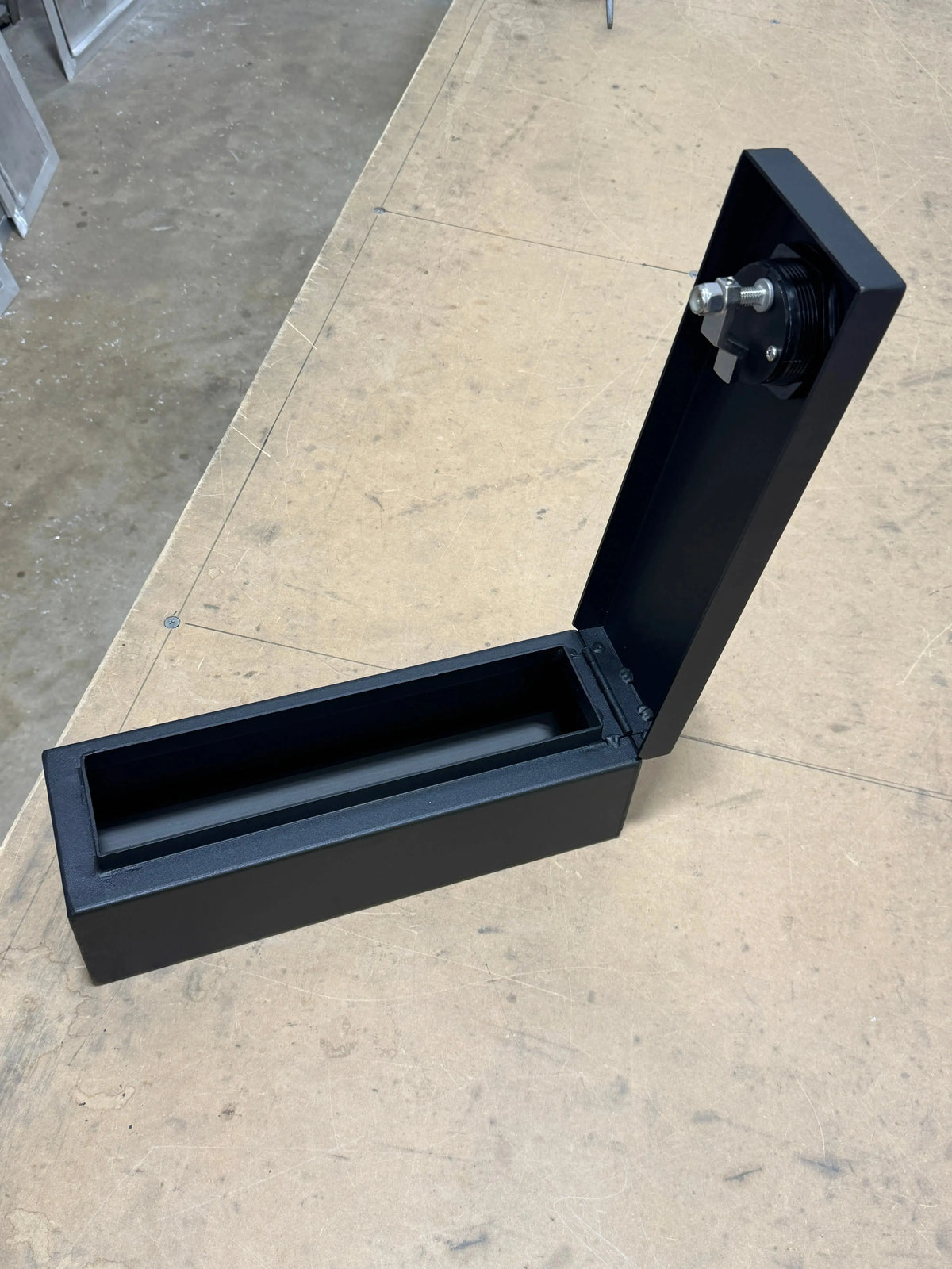 Heavy Duty CUSTOM Aluminum Center Console Box With Dry Hatch
