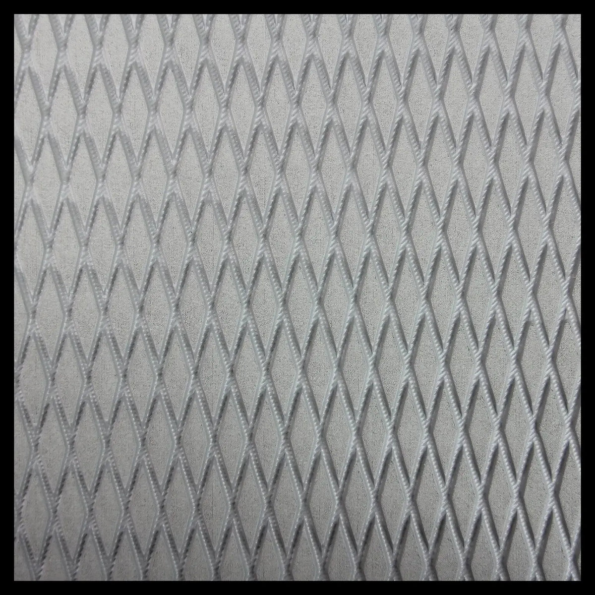 Light gray Hydro-Turf EVA foam traction mat with a molded diamond cut texture.
