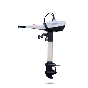 Boat motor with 'Bixpy' branding on a white background
