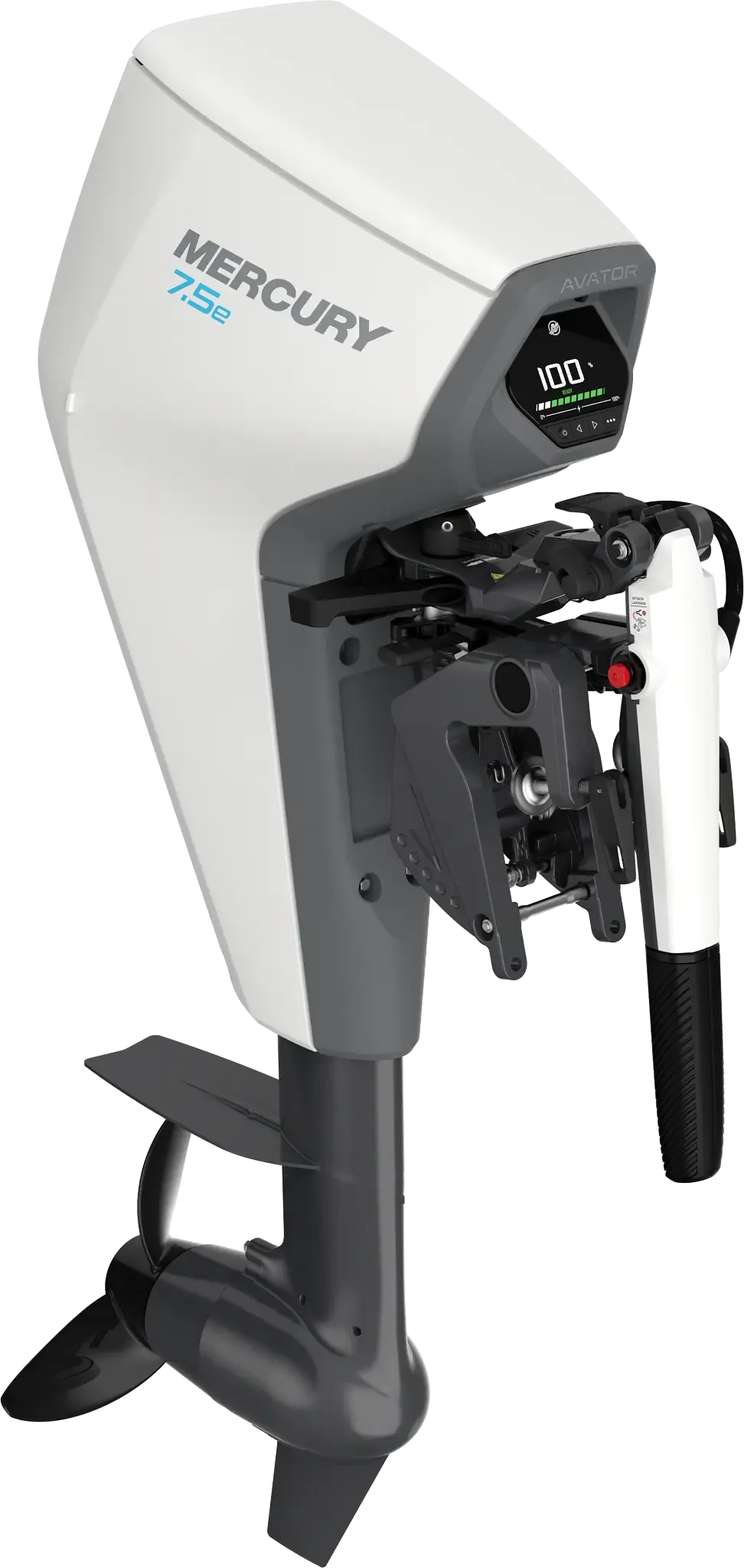 Mercury Avator 7.5e Electric Outboard Motor with 1kWh Battery-Watercraft Engines &amp; Motors-Mercury-Tiny Boat Nation