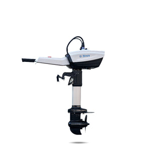 Boat motor with 'Bixpy' branding on a white background