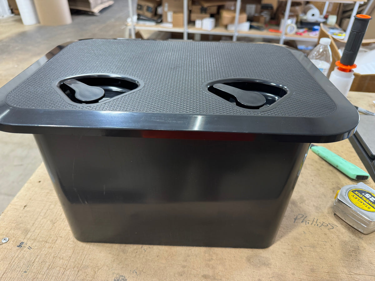 Boat Hatch with Tackle Box Storage (14.75"x10.65")