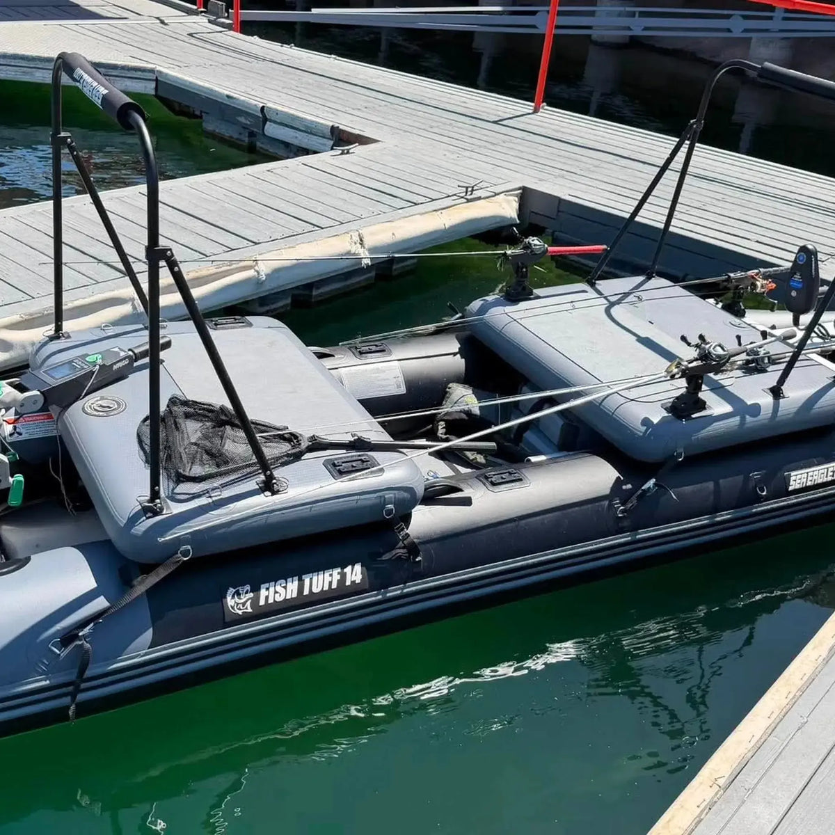 Sea Eagle FishTuff14 Dual SightDeck Setup