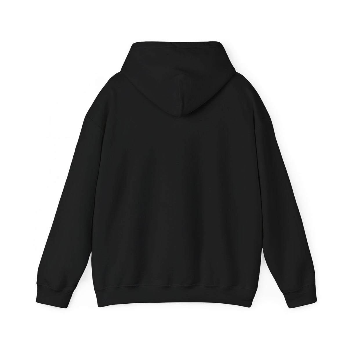 Black hoodie on a white background