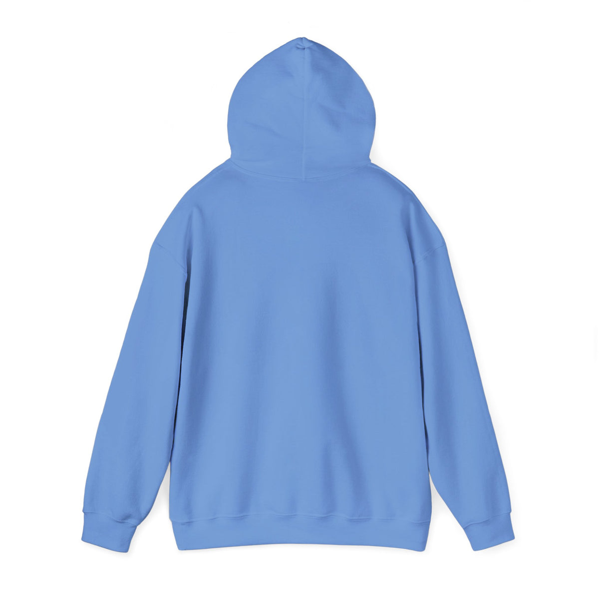 Blue hoodie on a white background