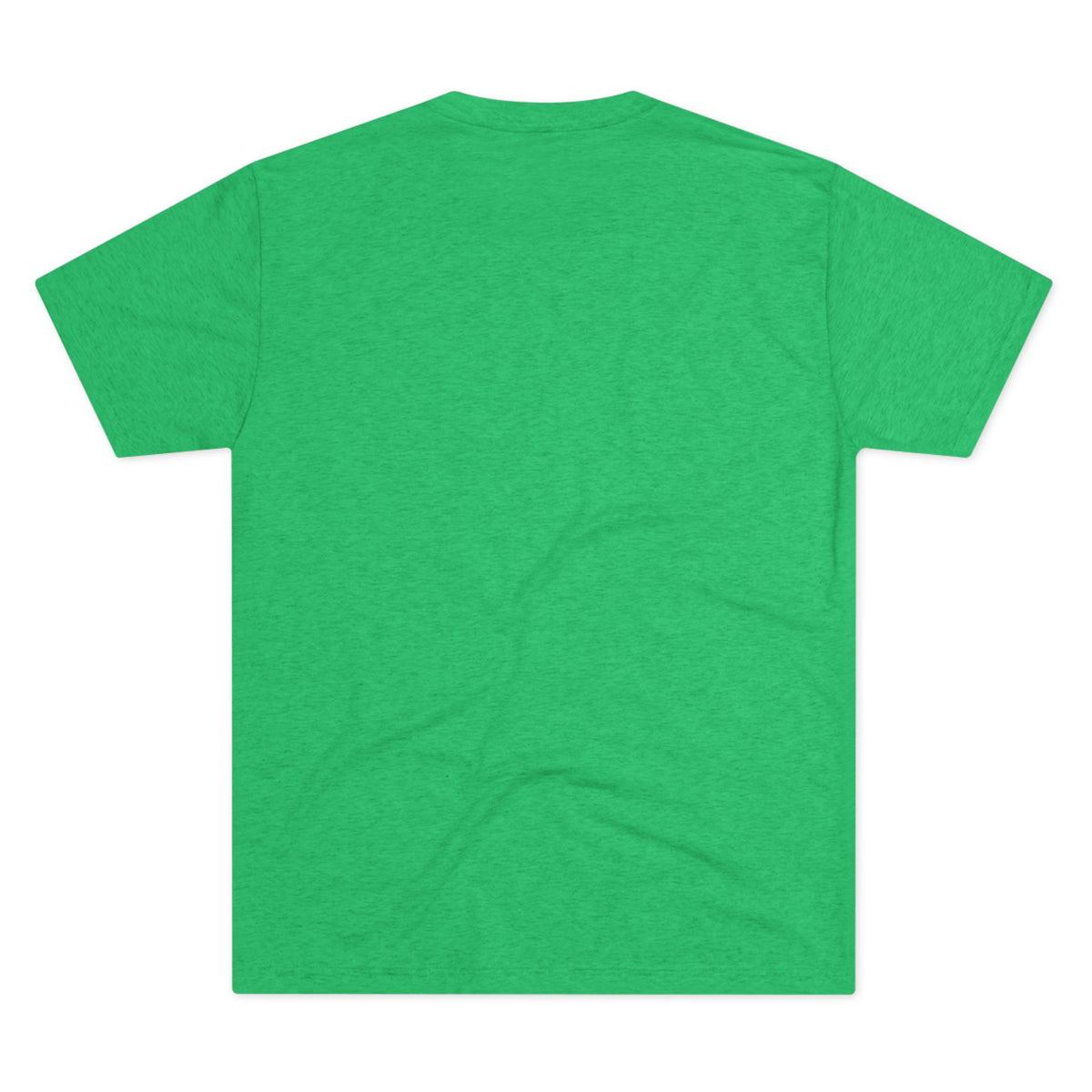 Green t-shirt on a white background