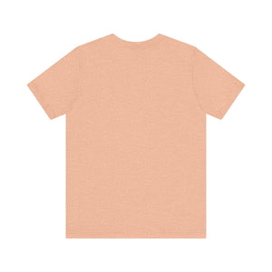 Beige t-shirt on a white background