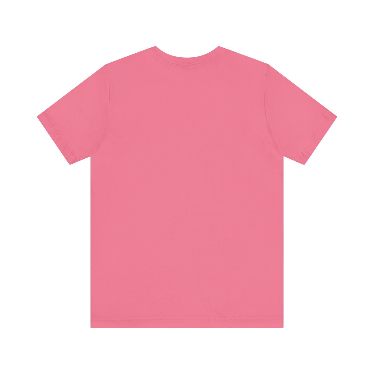 Pink t-shirt on a white background