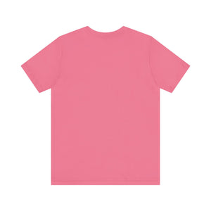 Pink t-shirt on a white background