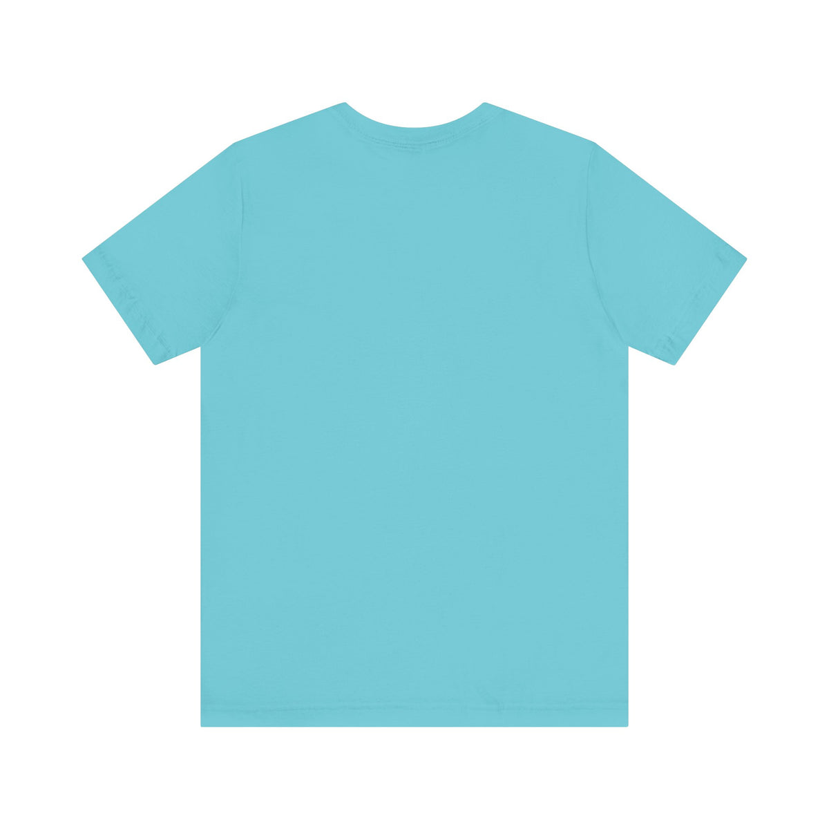 Light blue t-shirt on a white background