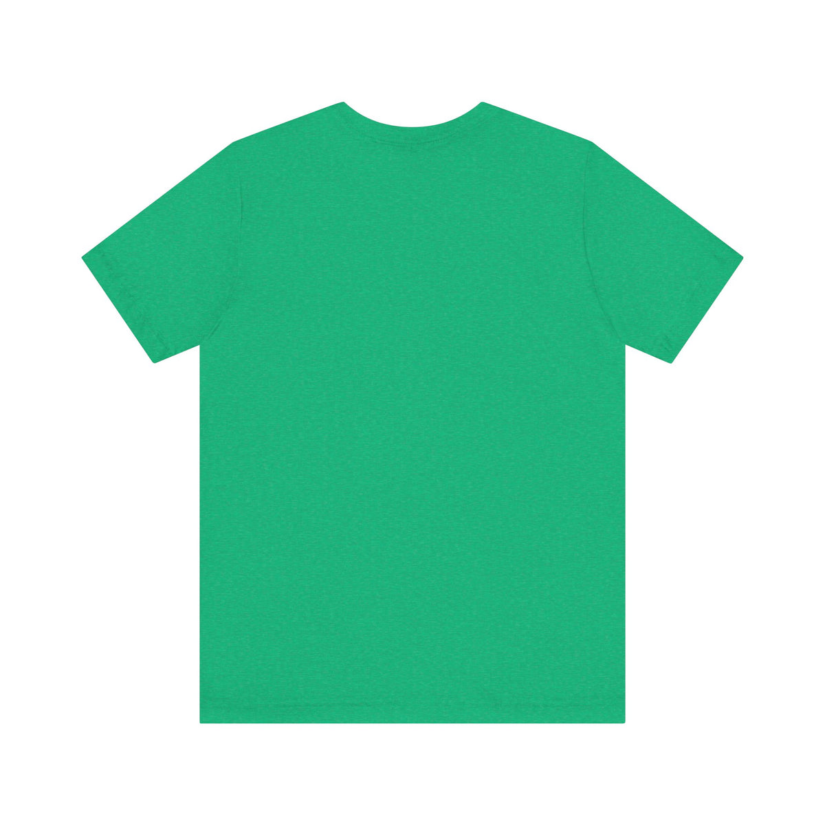 Green t-shirt on a white background