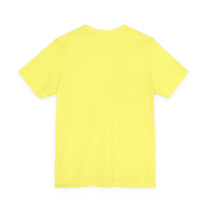 Yellow t-shirt on a white background