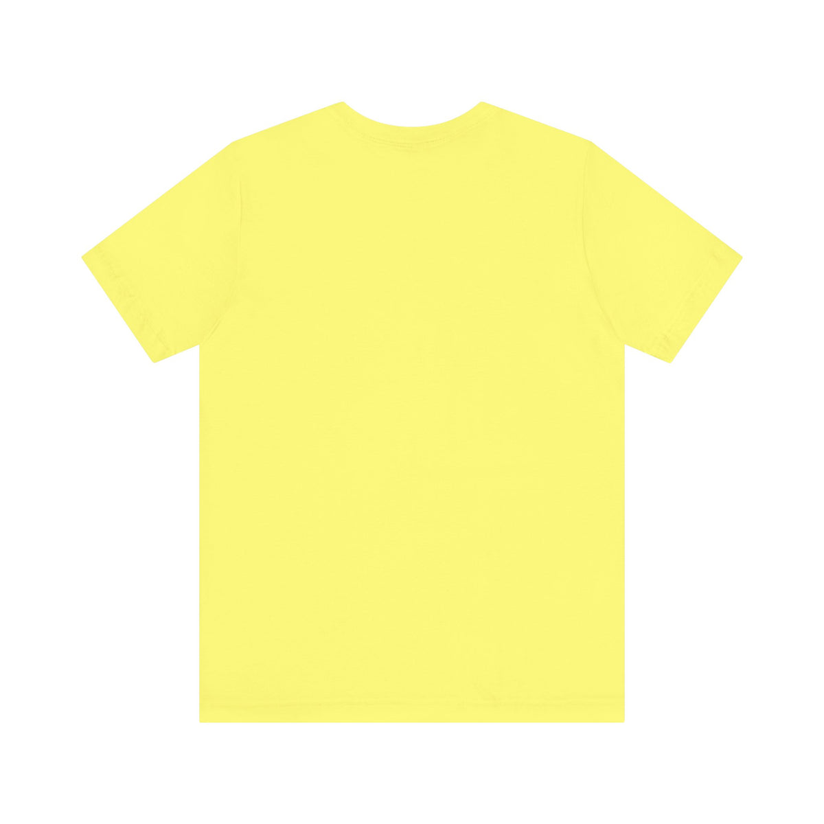 Yellow t-shirt on a white background