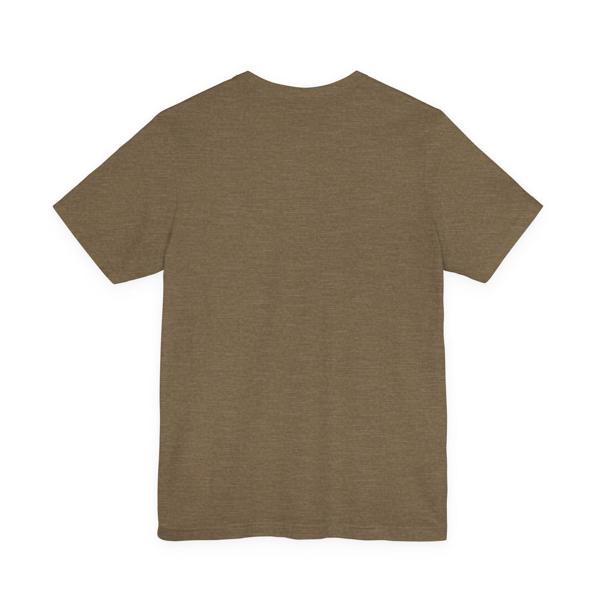 Brown t-shirt on a white background
