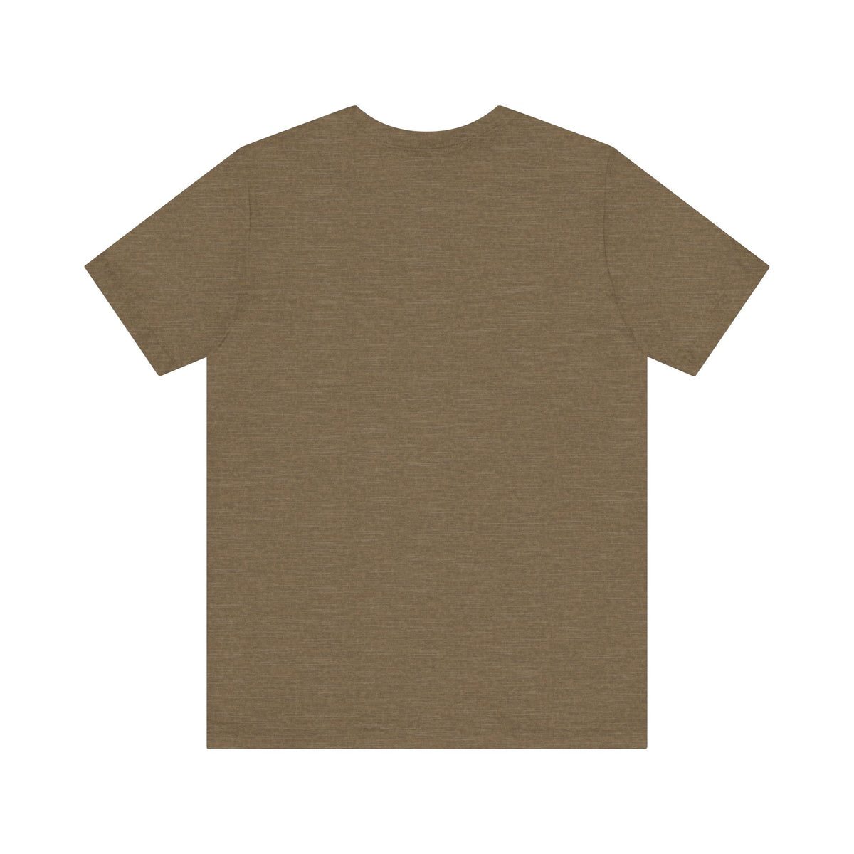 Brown t-shirt on a white background