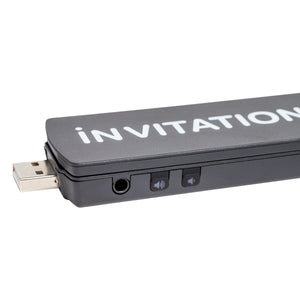 iNVITATION USB multi-sync wireless adapters with one-click Party Button pairing (2pcs)-Party Bar, Speaker, Speaker w/ LED Lights-6-Tiny Boat Nation