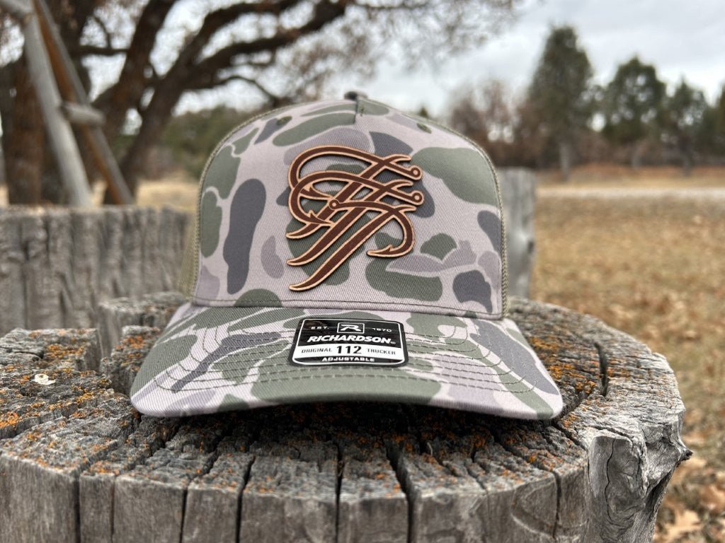 MARSH DUCK CAMO - LEATHER - Tiny Boat Nation