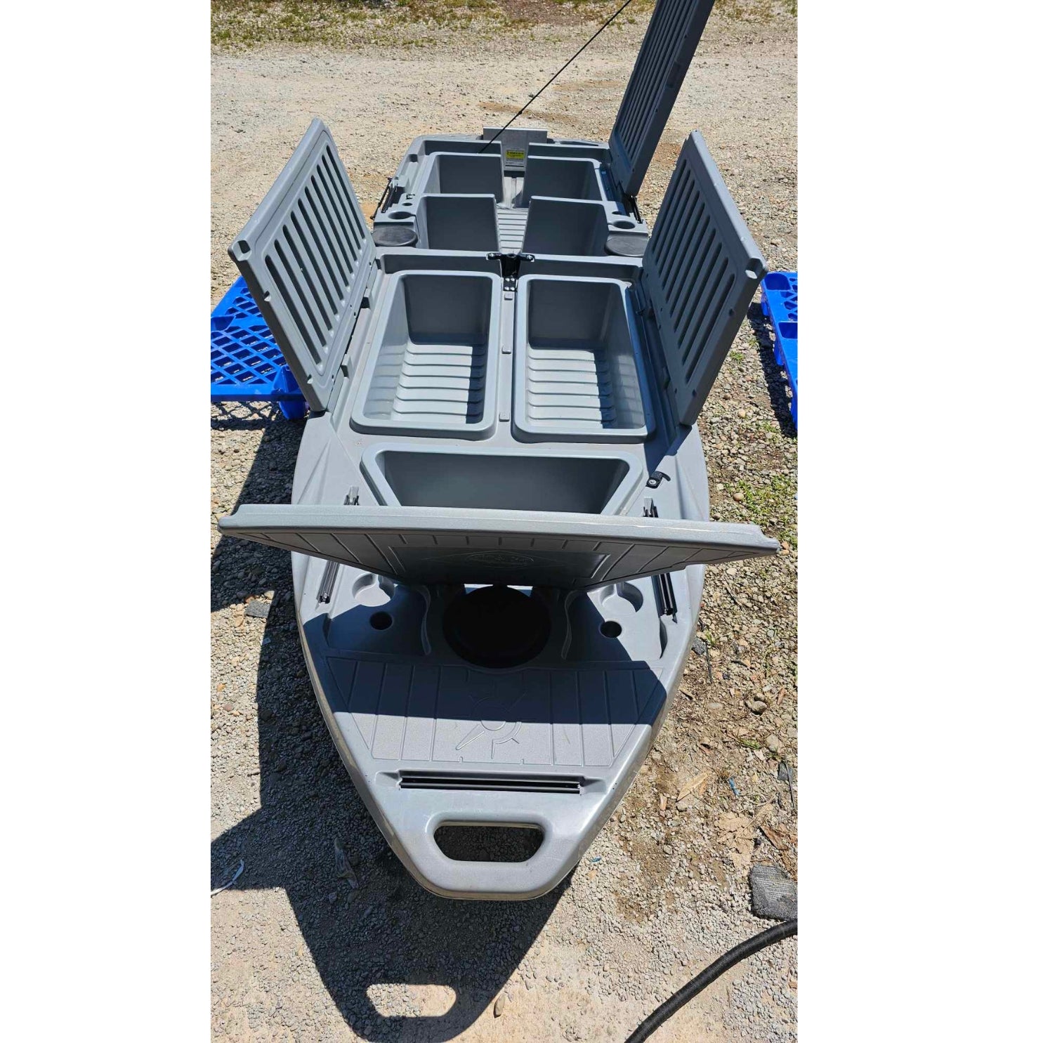 Milha Lite Skiff - BLUE #2 - Scratch & Dent - New - Small Crack-Boat-1-Tiny Boat Nation