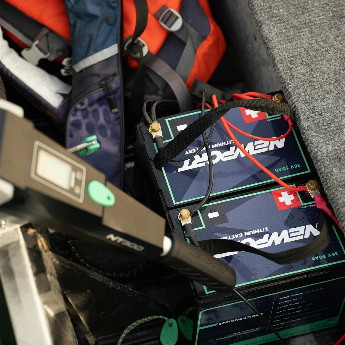Newport 36V 30Ah Lithium (LiFePO4) Outboard Motor Battery-Marine Battery-7-Tiny Boat Nation