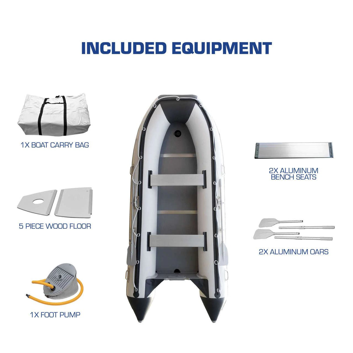 Newport Catalina 12' Inflatable Boat-Boat-Newport Vessels-Tiny Boat Nation