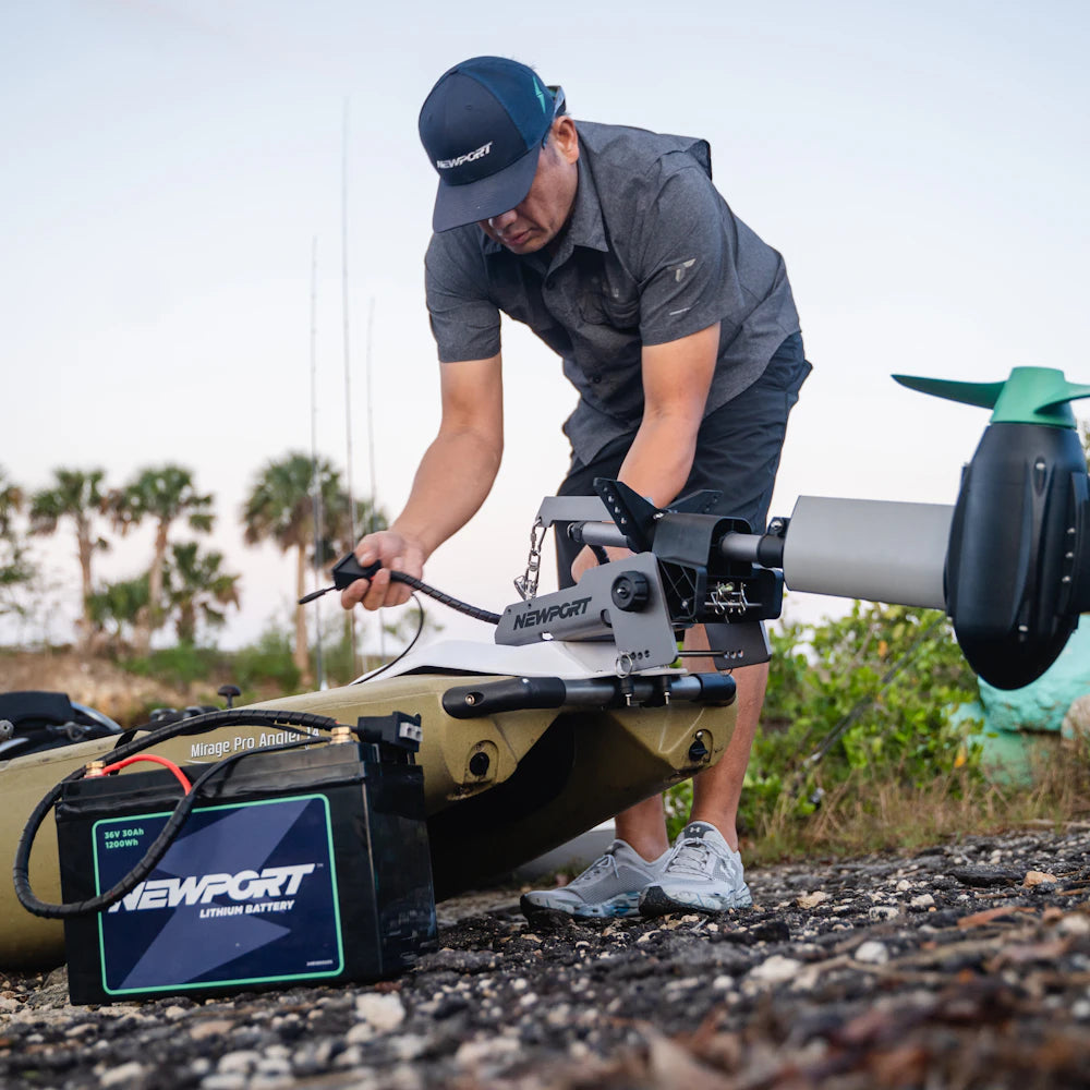 Newport NK300 3HP Electric Kayak Motor-Watercraft Engines &amp; Motors-8-Tiny Boat Nation