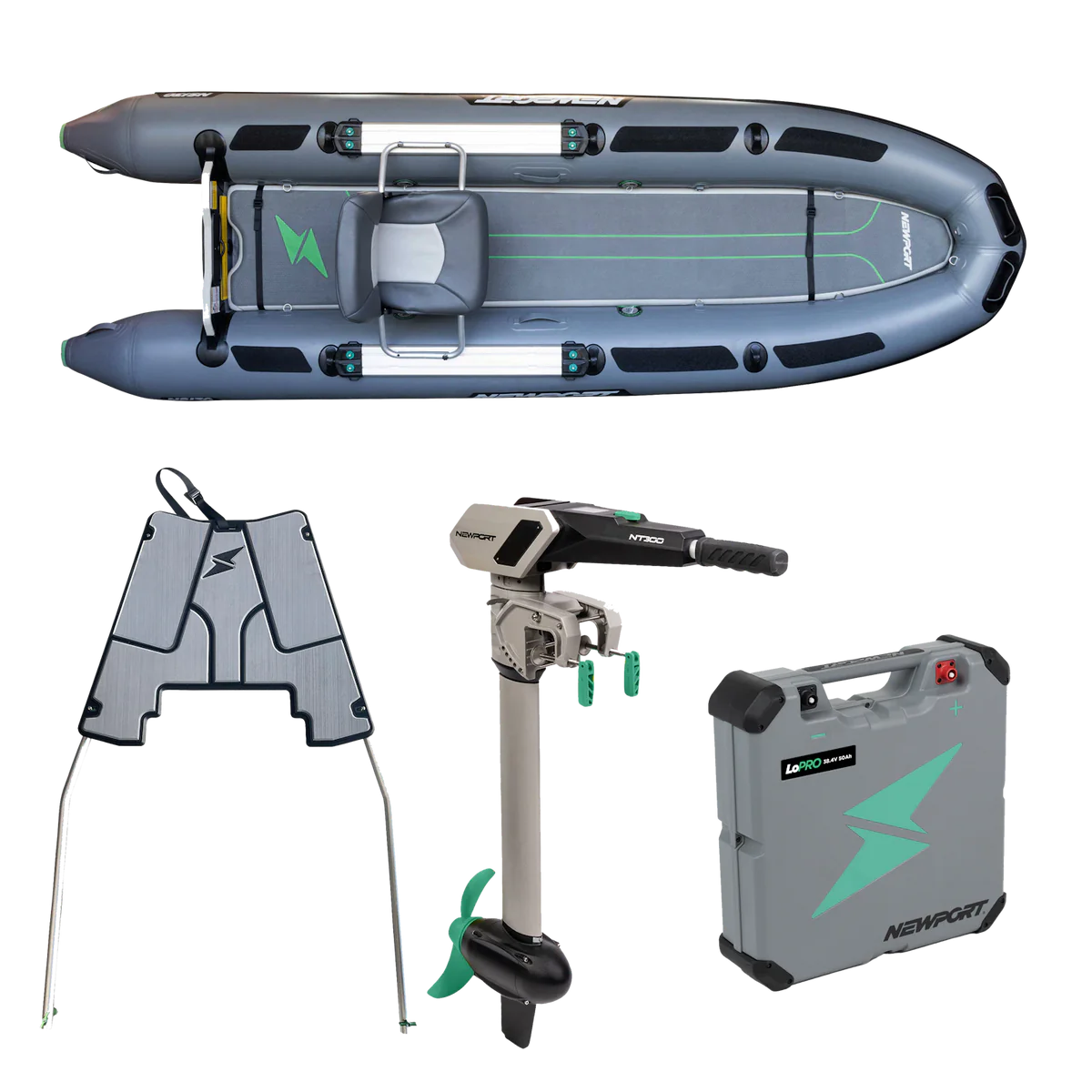 Newport NS130 Inflatable Skiff Bundle-Boat-1-Tiny Boat Nation