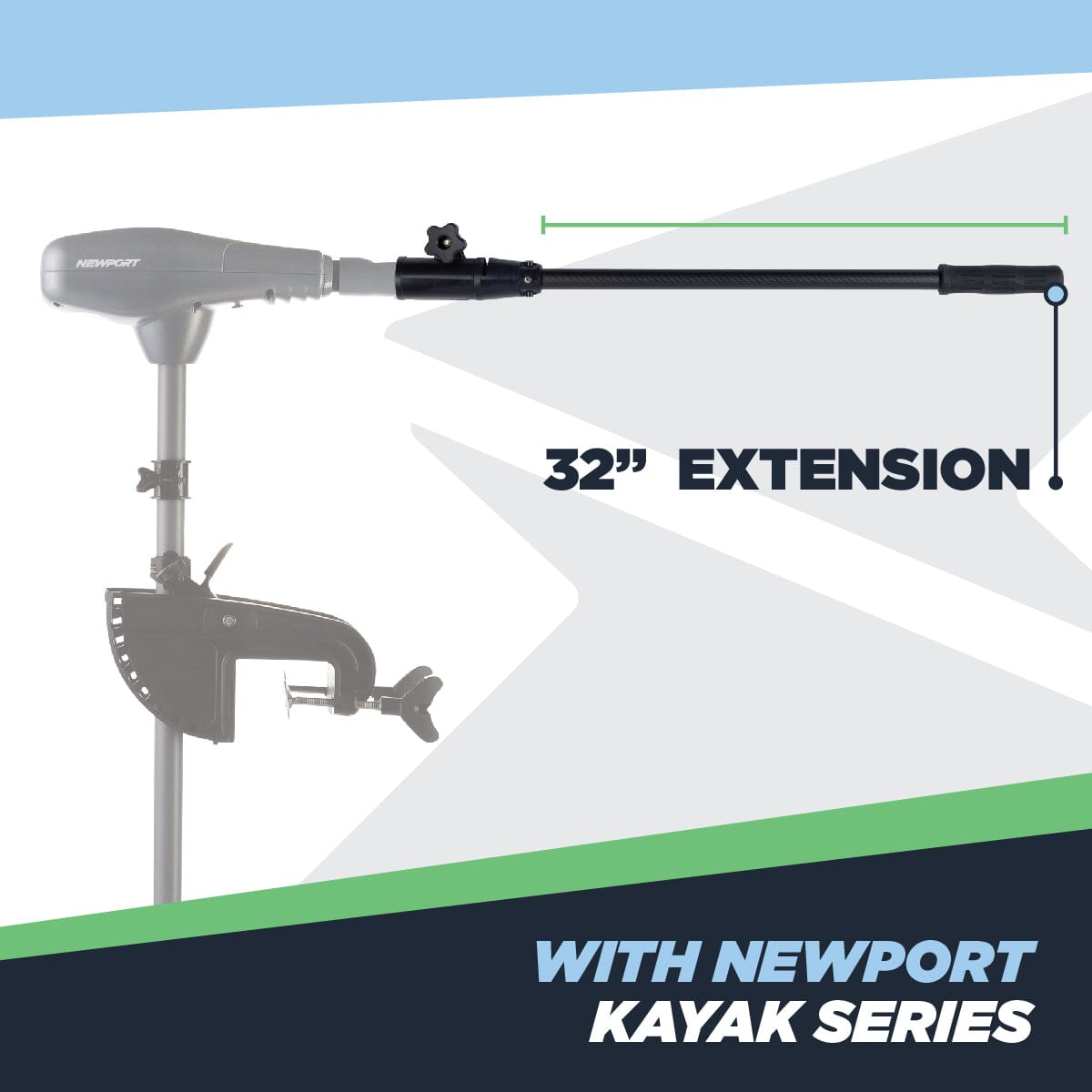 Newport Tiller Extension Handle-Marine Battery-4-Tiny Boat Nation