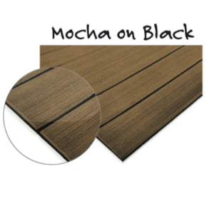 OrthoDek™ Foam Decking Sheets - Faux Teak Pre-Routed - Premium Quality-Decking-9-Tiny Boat Nation