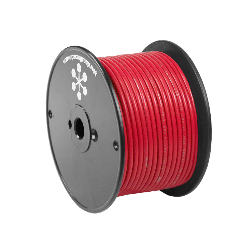 Pacer Red 8 AWG Primary Wire - 100&#39;-Electrical-1-Tiny Boat Nation