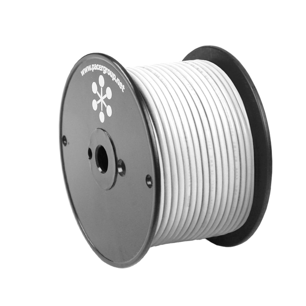 Pacer White 14 AWG Primary Wire - 100&#39;-Electrical-1-Tiny Boat Nation
