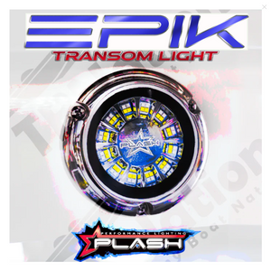 Plashlights EPIK Underwater Transom Lights-Lighting-1-Tiny Boat Nation