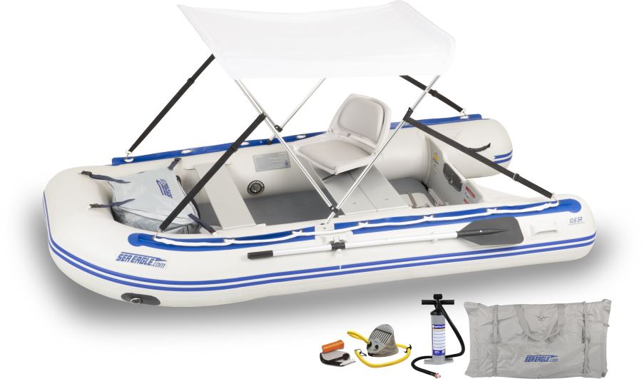 Sea Eagle 10'6" Sport Runabout Inflatable Boat-Boat-Drop Stitch Deluxe Package-1-Tiny Boat Nation