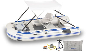 Sea Eagle 10'6" Sport Runabout Inflatable Boat-Boat-Drop Stitch Swivel Seat Package-2-Tiny Boat Nation