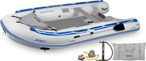 Sea Eagle 12'6" Sport Runabout Inflatable Boat-Boat-Drop Stitch Deluxe Package-1-Tiny Boat Nation