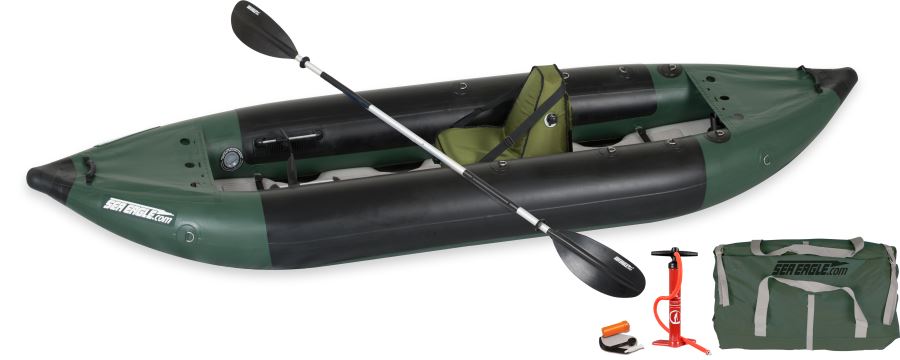 Sea Eagle 350fx Fishing Explorer Inflatable Fishing Boat-Boat-Pro Solo Package-1-Tiny Boat Nation