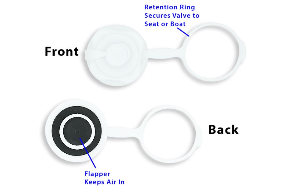Sea Eagle Air Valve (White)-2-Tiny Boat Nation