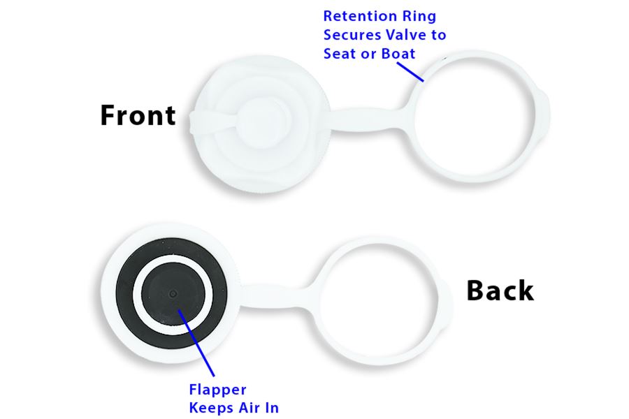 Sea Eagle Air Valve (White)-1-Tiny Boat Nation
